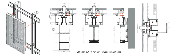    Alumil M3T Solar SemiStrutural